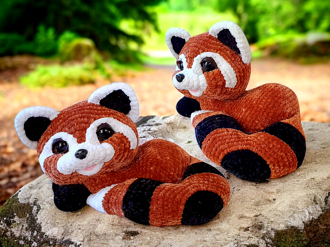 Häkelanleitung Pirsi der rote Panda