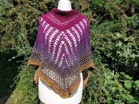 Häkelanleitung Dreieckstuch Barbarella