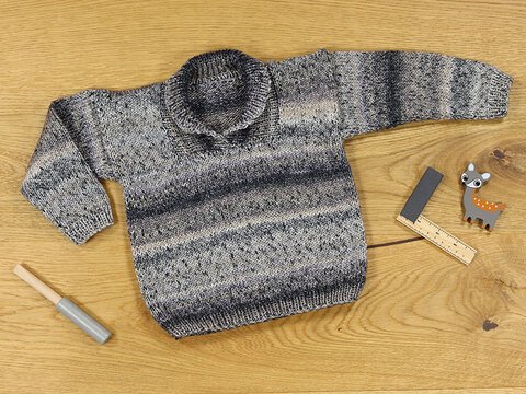 Strickanleitung Kinderpullover "Messina" 765123