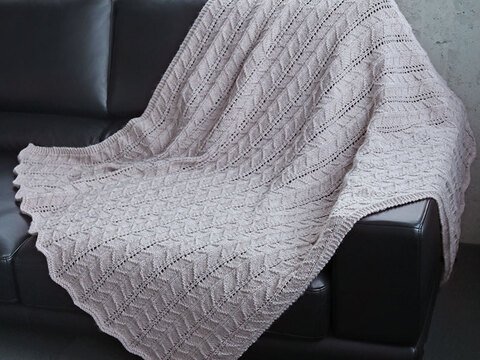 Strickanleitung Decke "Bari" 765127