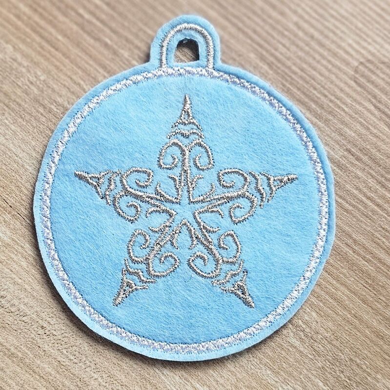 Stickdatei ITH - Weihnachtskugel 7 - Celtic Star