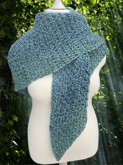 flaches und tiefes Dreieckstuch Sweet Harmony