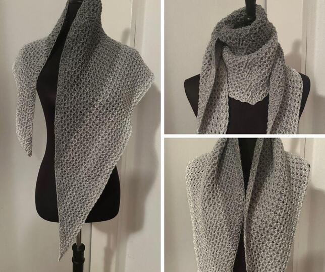 flaches und tiefes Dreieckstuch Sweet Harmony