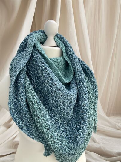 flaches und tiefes Dreieckstuch Sweet Harmony