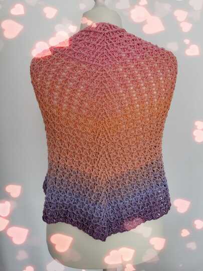 flaches und tiefes Dreieckstuch Sweet Harmony