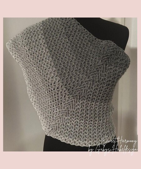 flaches und tiefes Dreieckstuch Sweet Harmony