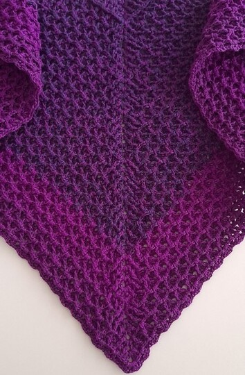 flaches und tiefes Dreieckstuch Sweet Harmony