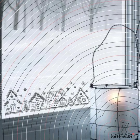 Weihnachtsdorf Plotterdatei SVG DXF