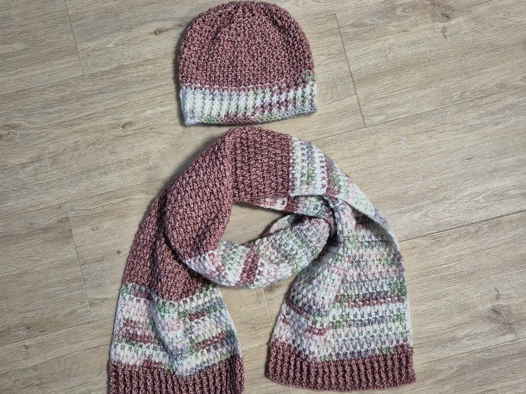 Häkelanleitung Schal, Loop und Mütze Eka (unisex) - Bild 21