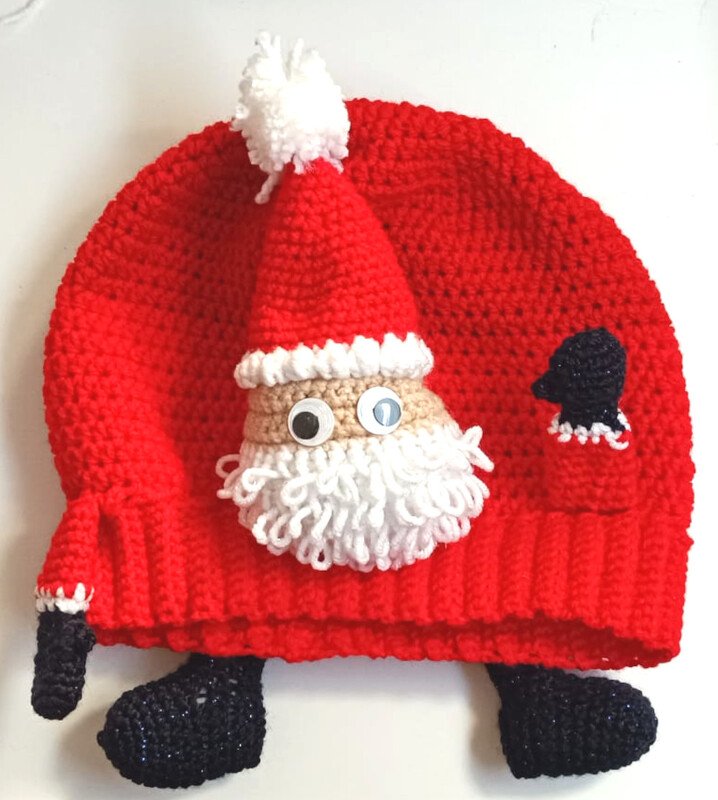 Weihnachtsmannmütze Roter Freund Größe 44 cm bis 62 cm