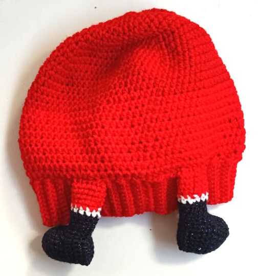 Weihnachtsmannmütze Roter Freund Größe 44 cm bis 62 cm