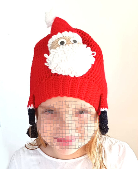 Weihnachtsmannmütze Roter Freund Größe 44 cm bis 62 cm