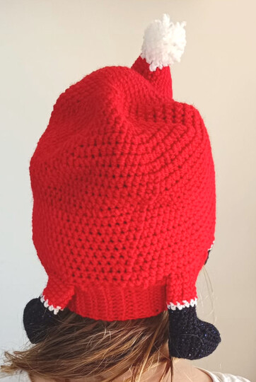 Weihnachtsmannmütze Roter Freund Größe 44 cm bis 62 cm