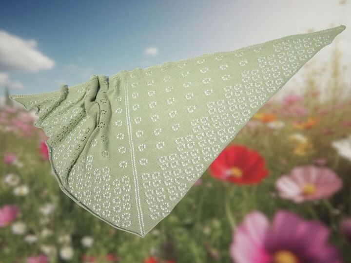 Strickanleitung Flowers + Lime