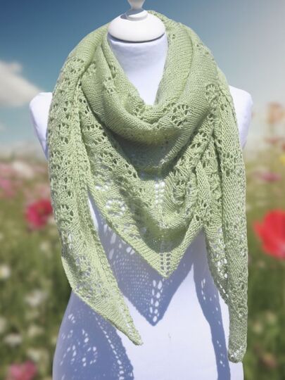 Strickanleitung Flowers + Lime