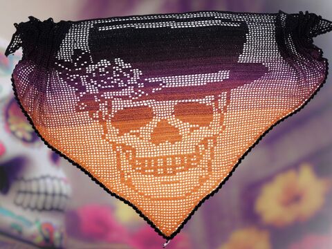Häkelanleitung Dia de muertos