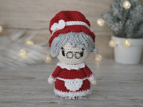 Häkelanleitung Mrs Claus - Weihnachtsfrau