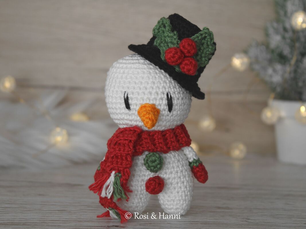 Häkelanleitung Schneemann Milky