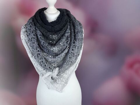 Strickanleitung Black and white