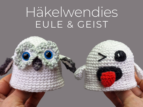 Häkelwendie Eule und Geist