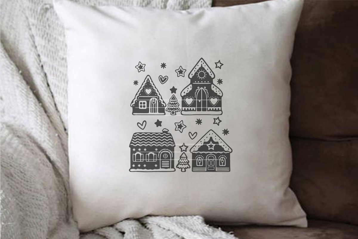 Weihnachtsdorf 2 Plotterdatei SVG DXF FCM - Bild 3