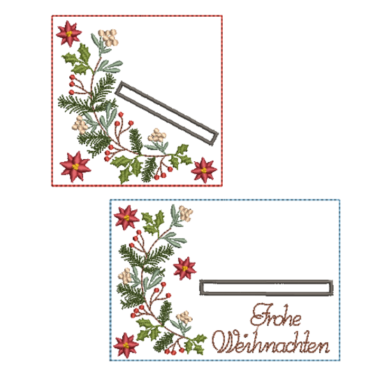 Stickdatei Weihnacht Wunscherfüller ab dem 10x10cm Stickrahmen