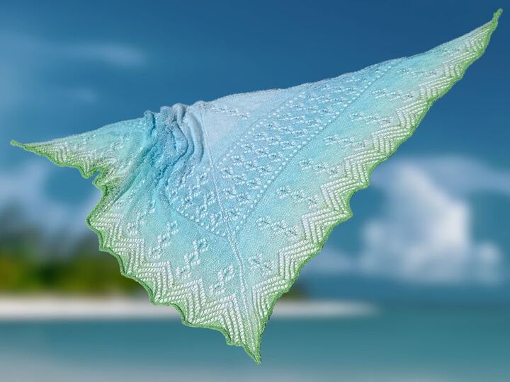 Strickanleitung mit Perlen Mojjito