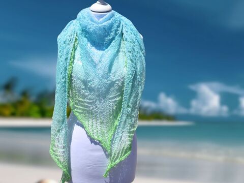 Strickanleitung mit Perlen Mojjito