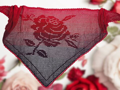 Häkelanleitung Red Devils Rose