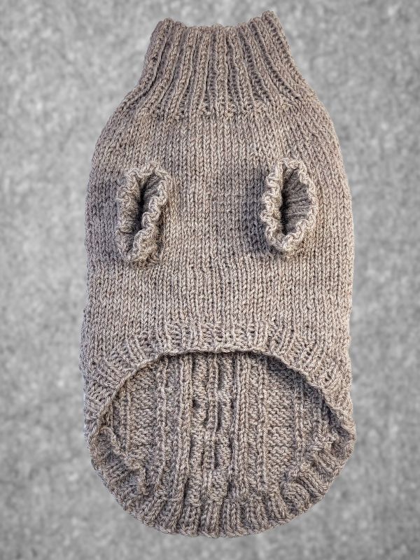 Strickanleitung Hundepullover Tweed Woof - Bild 6