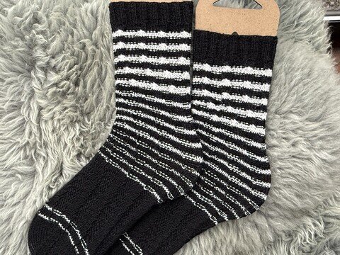 Cendrine - Spiralsocken, ohne Ferse