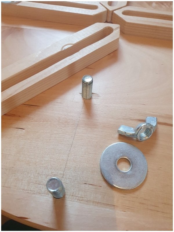 Bauanleitung für Wollhaspel zum stricken