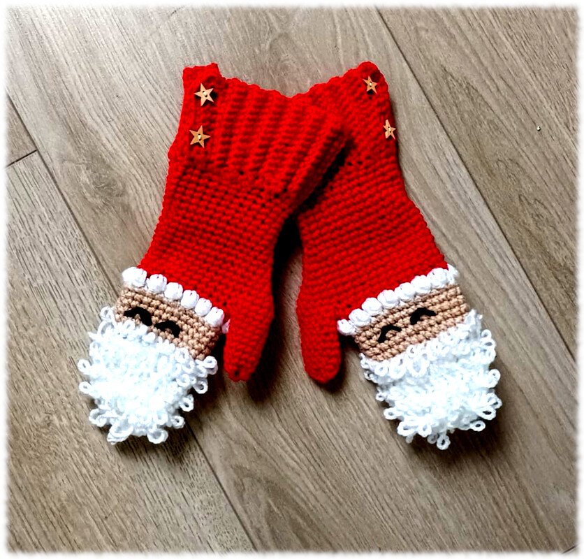 Fäustlinge Nikolauszauber Kindergröße bis XL - Bild 2