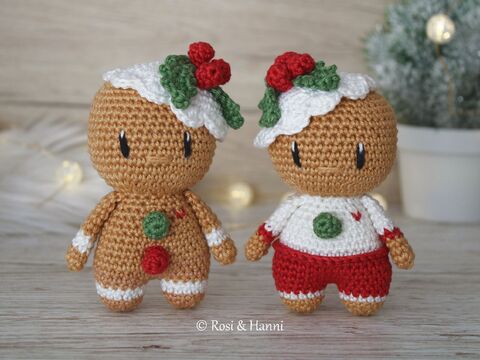 Häkelanleitung Lebkuchenmännchen Leo