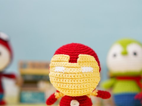 penguin robot PDF pattern crochet - amugurumi penguin robot pattern