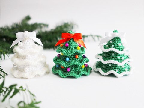 Häkelanleitung Festlicher Tannenbaum