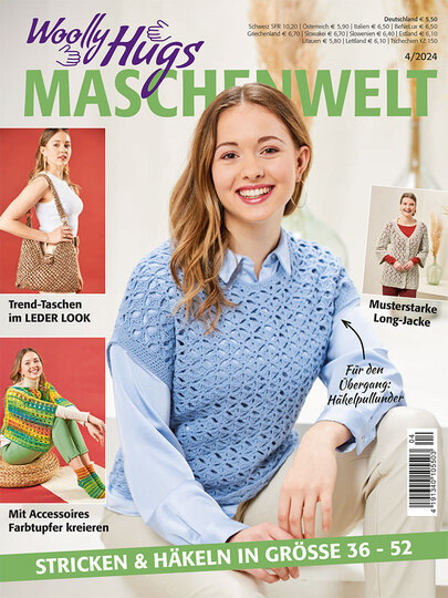 TASCHE ROSI, tunesisch gehäkelt