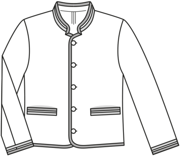 Burda Schnittmuster Herren Janker 7291B Gr. 50-60