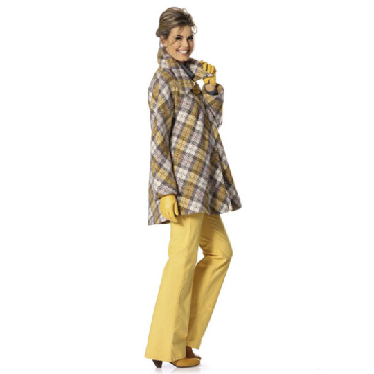 Burda Schnittmuster Damen Mantel mit Raglanärmel 7587 Gr. 46-56