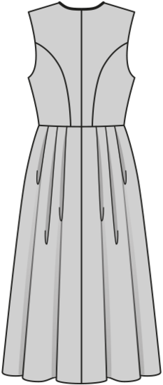 burda Schnittmuster Damen Dirndl Midi Mini #6268A Gr. 44-60