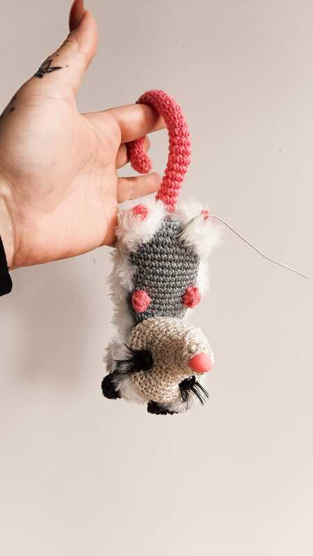 Häkelanleitung Amigurumi Opossum vibrierend - Bild 6