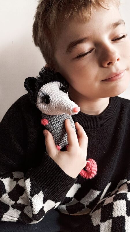 Häkelanleitung Amigurumi Opossum vibrierend - Bild 3