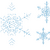 Stickdatei - Schneeflocke in 12 Größen mit Bordüre