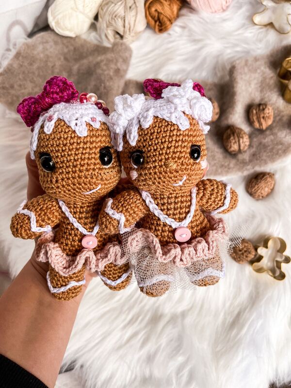 Häkelanleitung Lebkuchenmädchen „Lilly“ - Bild 4