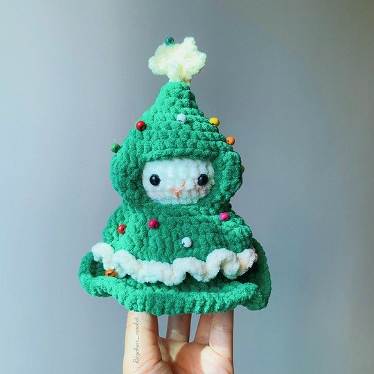 Christmas gift set crochet pattern - Bunny Christmas - PDF in English only