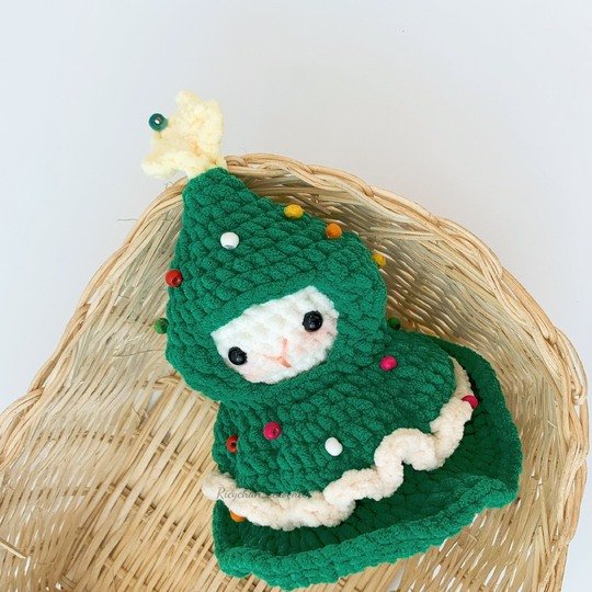 Christmas gift set crochet pattern - Bunny Christmas - PDF in English only