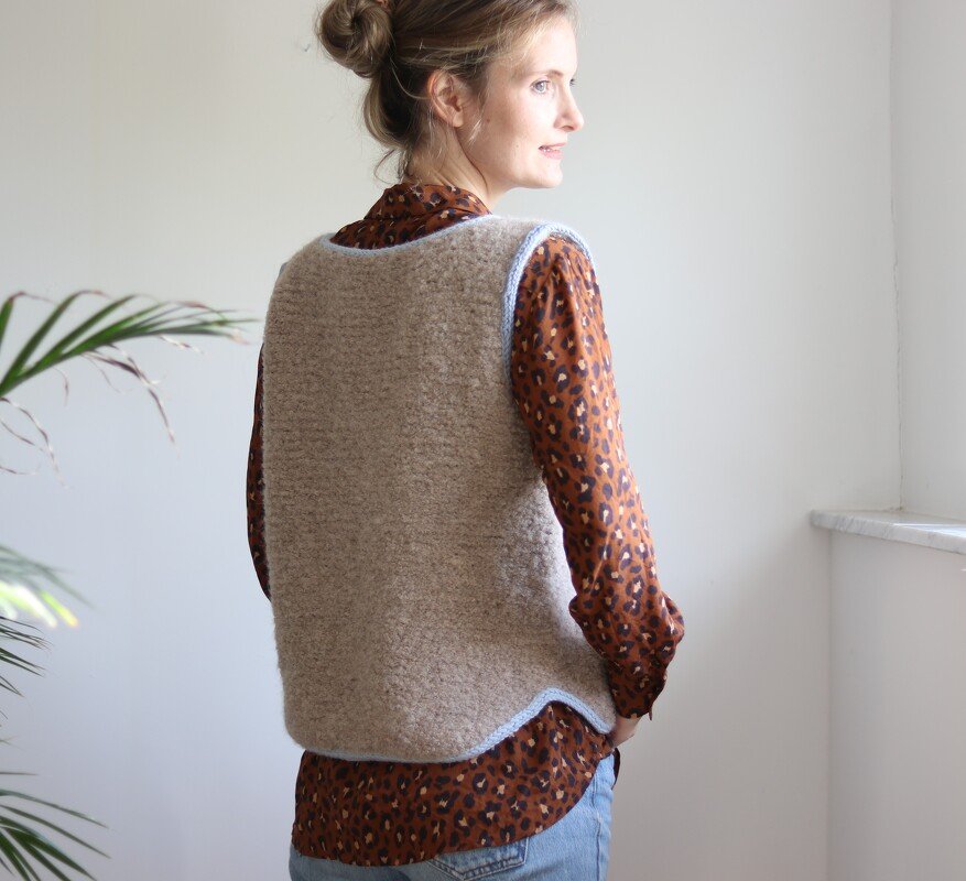 Strickanleitung | Weste TONI Maxi| Gr. XS-2XL - Bild 2