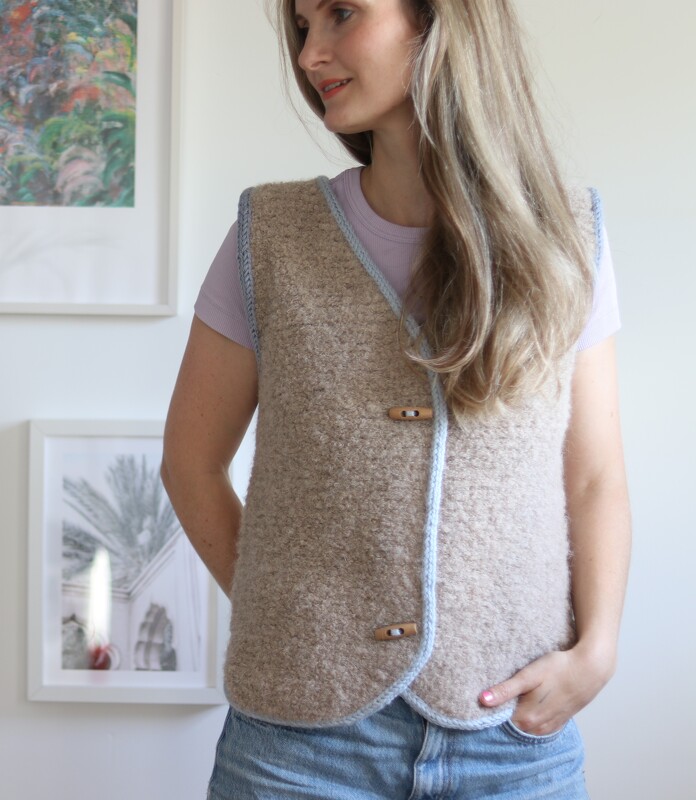 Strickanleitung | Weste TONI Maxi| Gr. XS-2XL