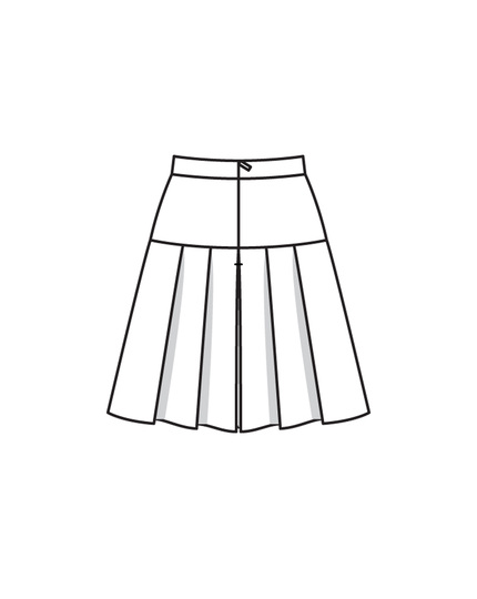 burda Schnittmuster Damen Faltenrock 09/2022 #107 Gr. 36-44