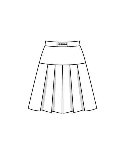 burda Schnittmuster Damen Faltenrock 09/2022 #107 Gr. 36-44